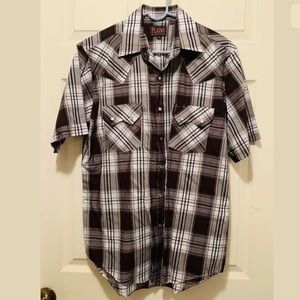 Mens Button Down Shirt Plains Westernwear